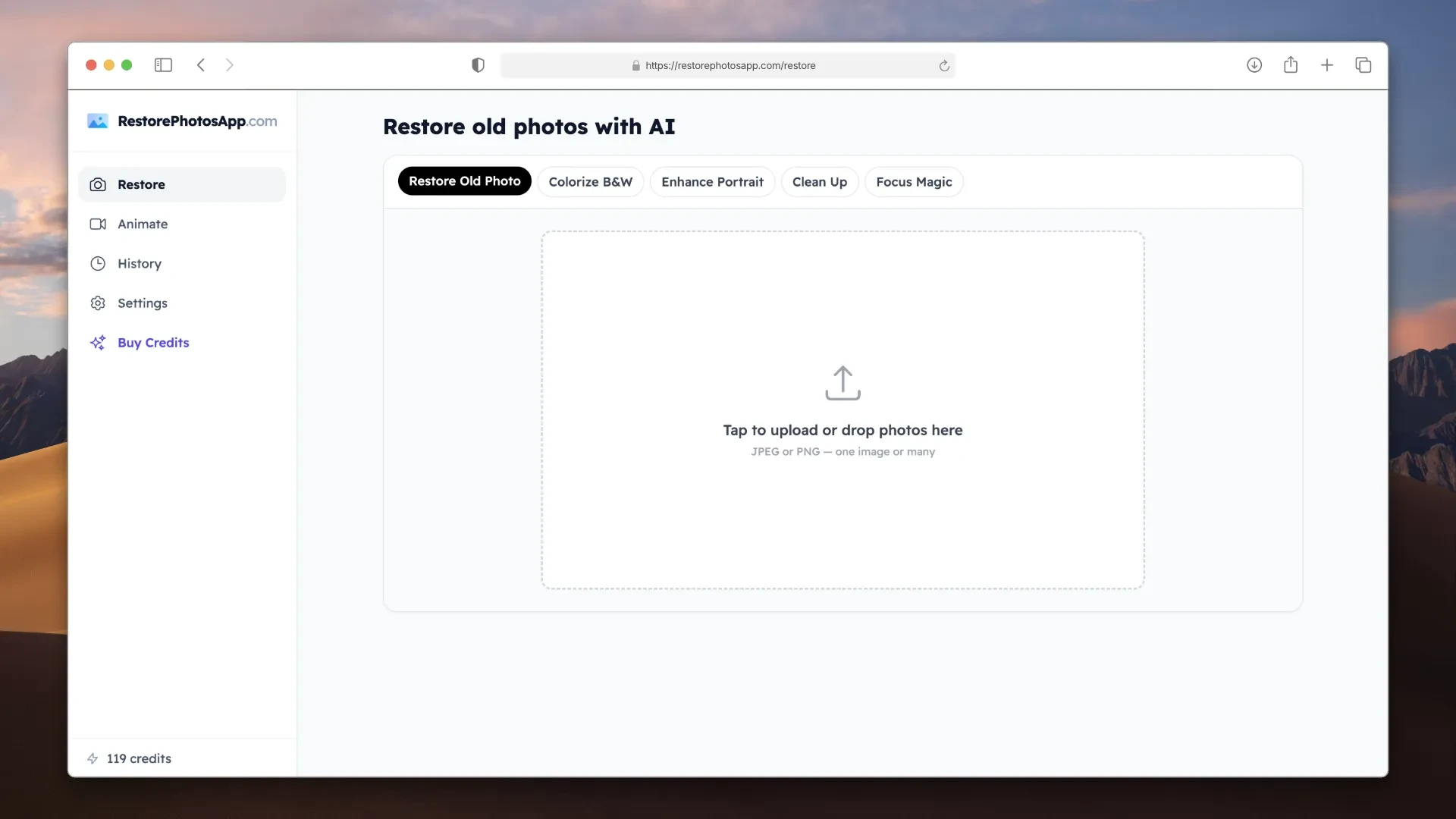 Restore Photos App logo