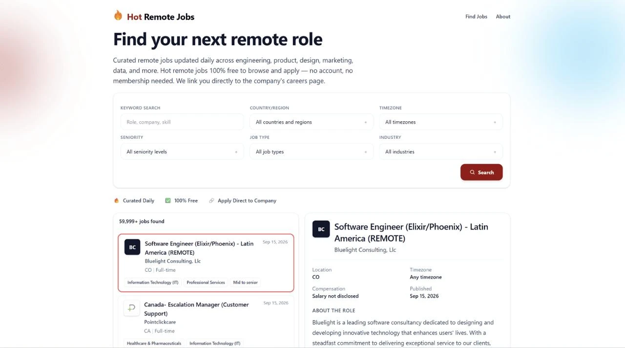 Hot Remote Jobs
